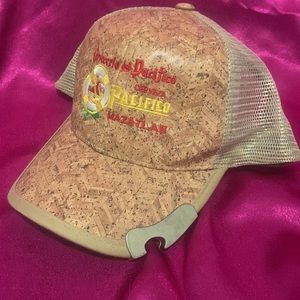 Pacifico cork and mesh hat with bottle opener brim
